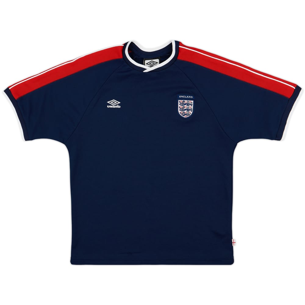 2000-01 England Umbro Training Shirt - 9/10 - (M)