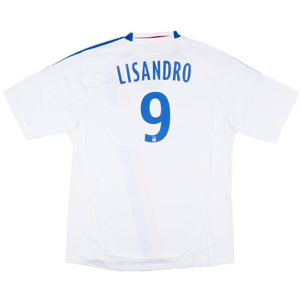 2010-11 Lyon Home Shirt Lisandro #9 - 9/10 - (XXL)