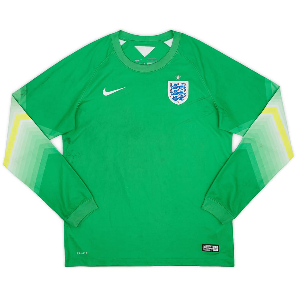 2014-15 England GK Shirt - 5/10 - (XL.Boys)