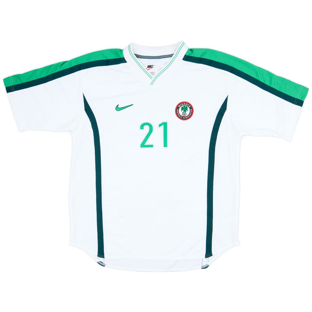 1998 Nigeria Player Issue Away Shirt #21 - 8/10 - (XL)