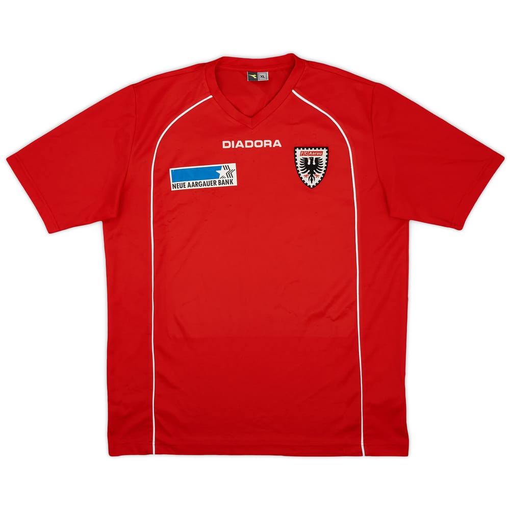 2009-10 Aarau Diadora Training Shirt - 6/10 - (XL)