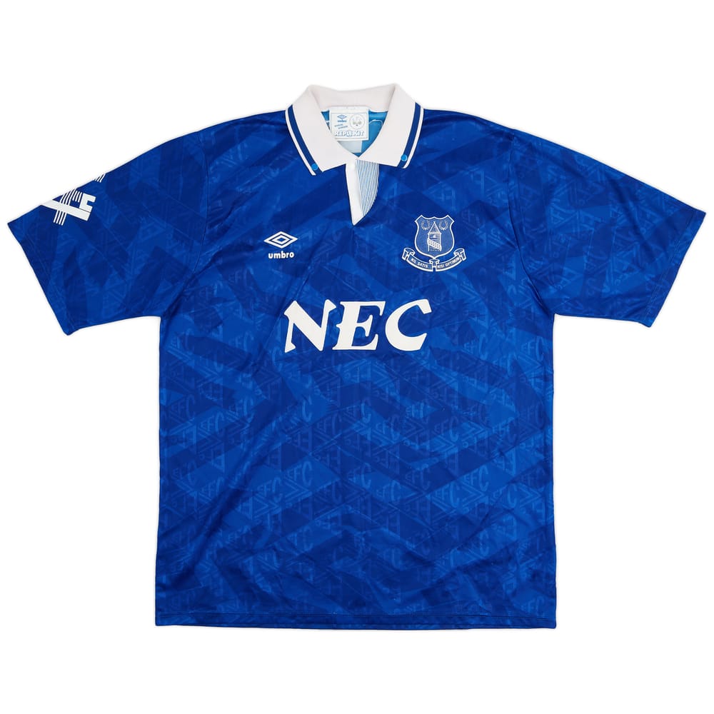1991-93 Everton Home Shirt - 8/10 - (XL)