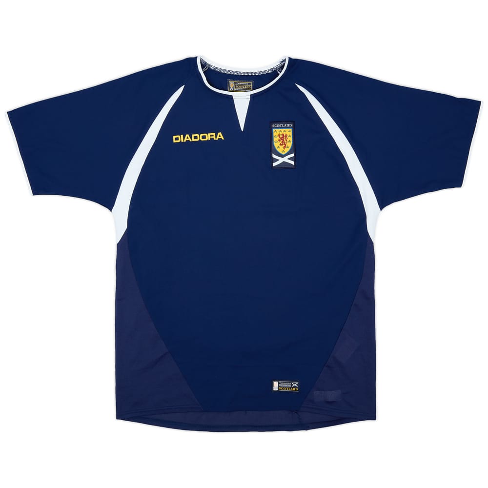 2003-05 Scotland Home Shirt - 9/10 - (XL.Boys)