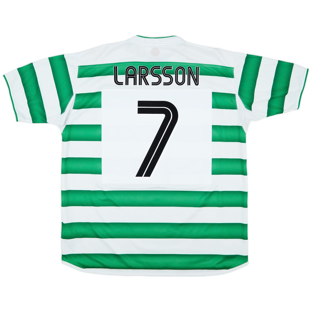 2003-04 Celtic Home Shirt Larsson #7 - 6/10 - (XXL)