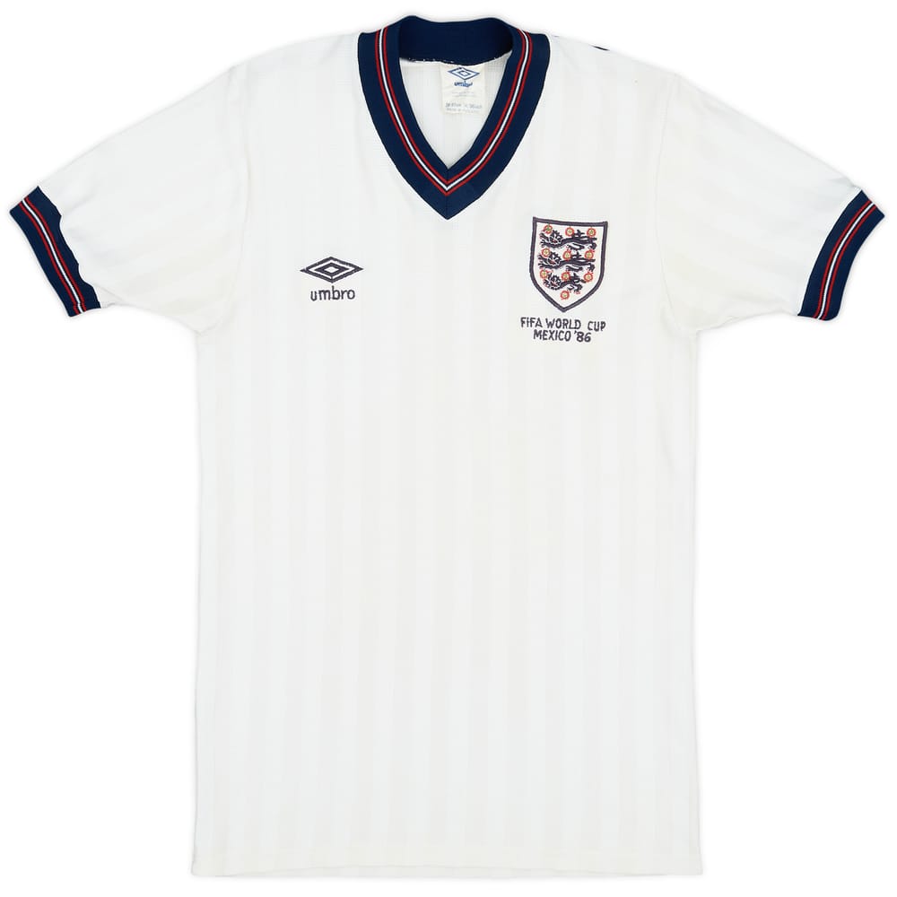 1986 England 'World Cup' Home Shirt - 9/10 - (S)