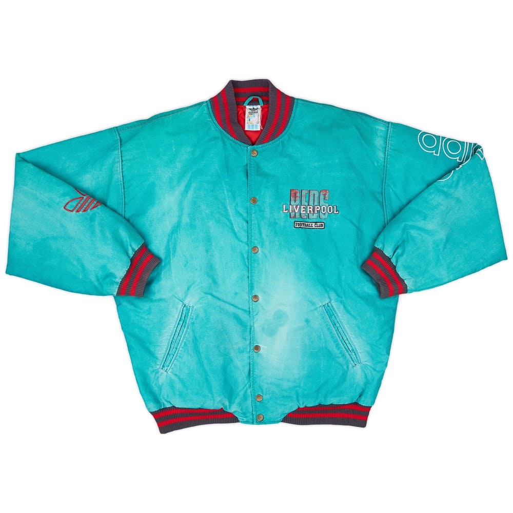 1991-93 Liverpool adidas Padded Bomber Jacket - 6/10 - (M)