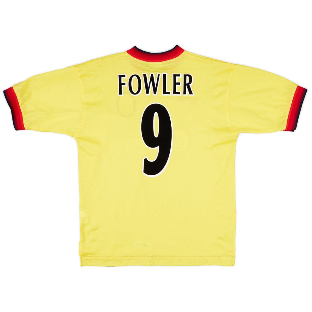 1997-99 Liverpool Away Shirt Fowler #9 - 7/10 - (M)