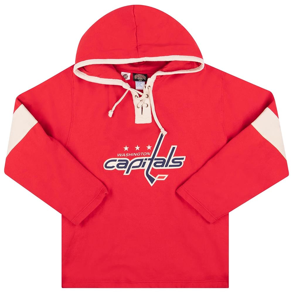 2010s Washington Capitals Ovechkin #8 Old Time Hockey Hooded Sweat Top M