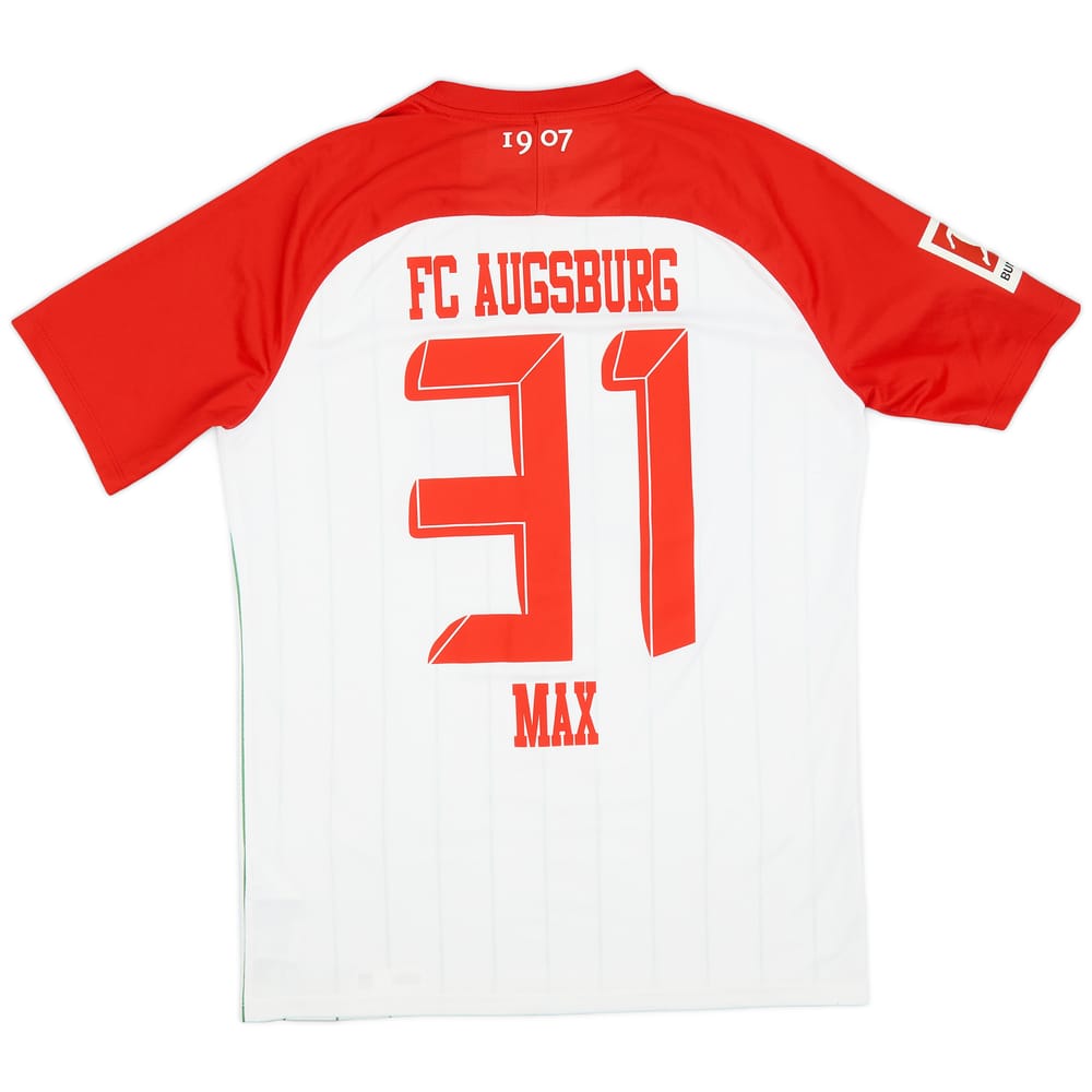 2017-18 Augsburg Home Shirt Max #31 - 6/10 - (M)
