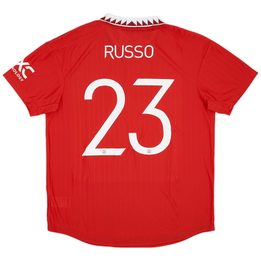 2022-23 Manchester United Home Shirt Russo #23 (Men's XL)