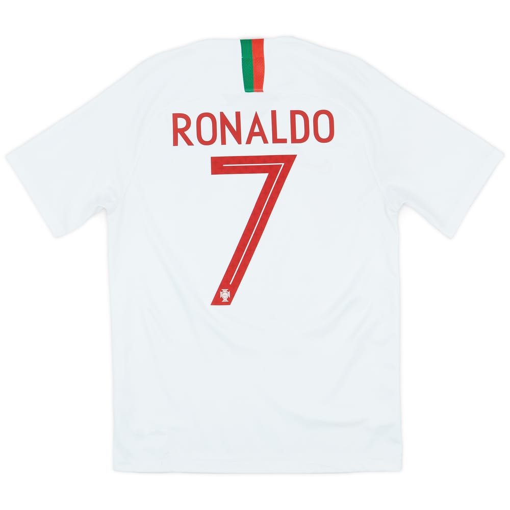 2018-19 Portugal Away Shirt Ronaldo #7 - 8/10 - (S)