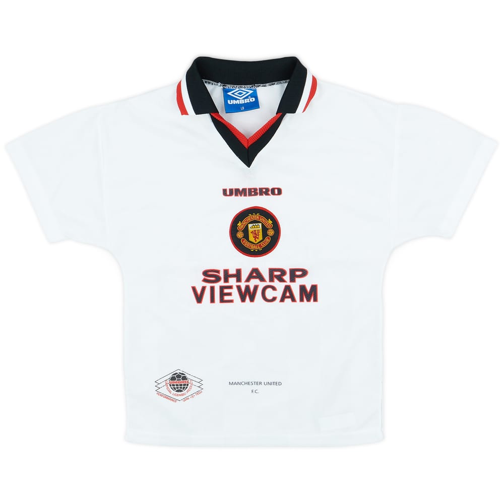 1996-97 Manchester United Away Shirt - 9/10 - (L.Boys)