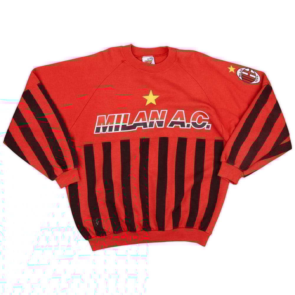 1990-91 AC Milan Le Felpe dei Grandi Club Sweat Top - 6/10 - (L)