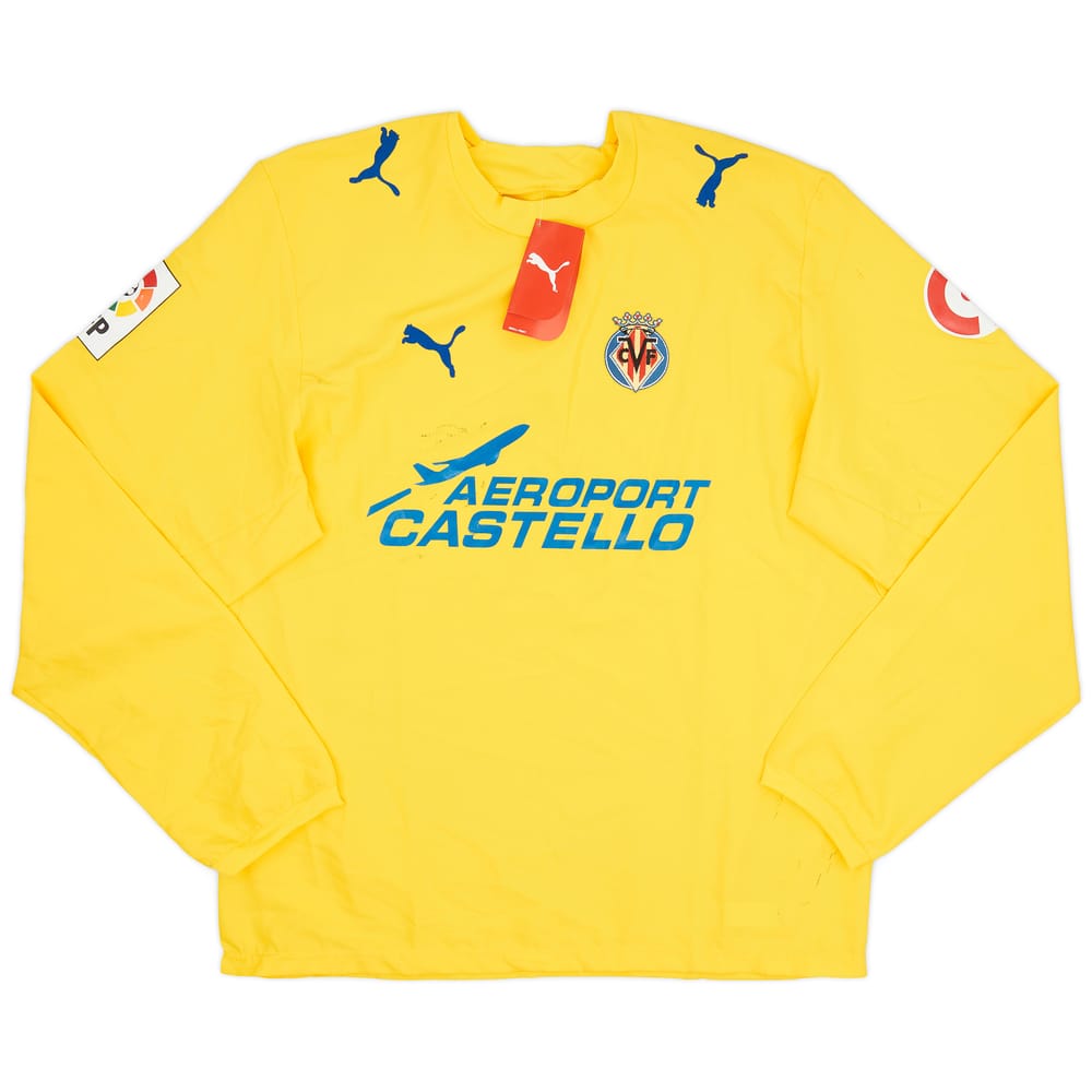 2006-07 Villarreal Home L/S Shirt (L)