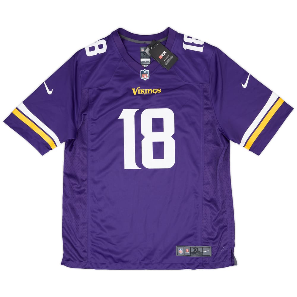2020-24 Minnesota Vikings Jefferson #18 Nike Game Home Jersey (XL)