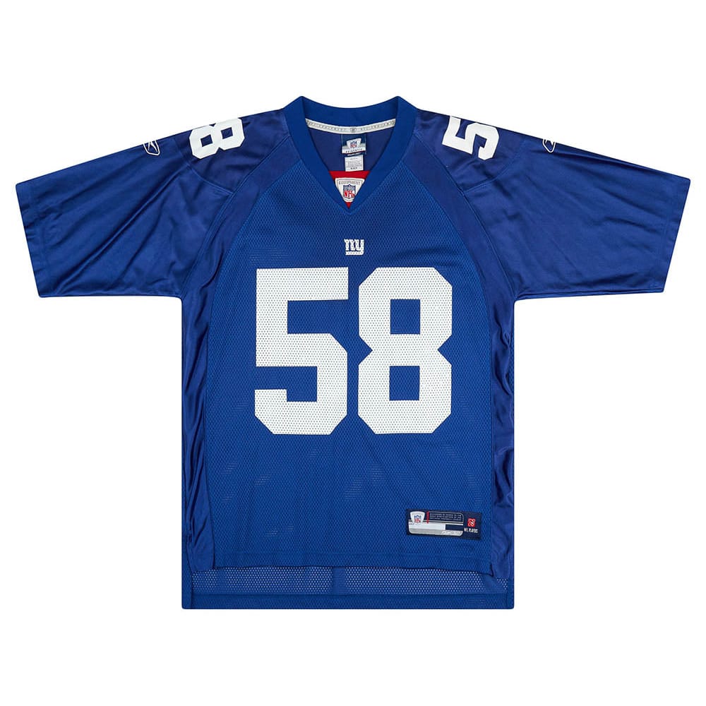 2007 New York Giants Pierce #58 Reebok On Field Jersey (Home) M