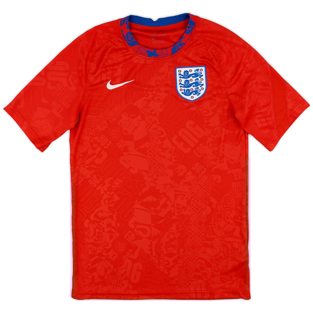 2020-2021 England Nike Training Shirt - 9/10 - (S)