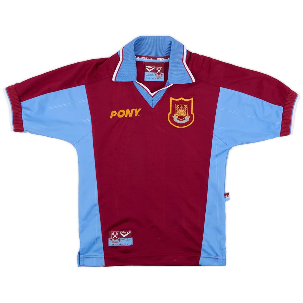 1997-98 West Ham Home Shirt - 5/10 - (S.Boys)