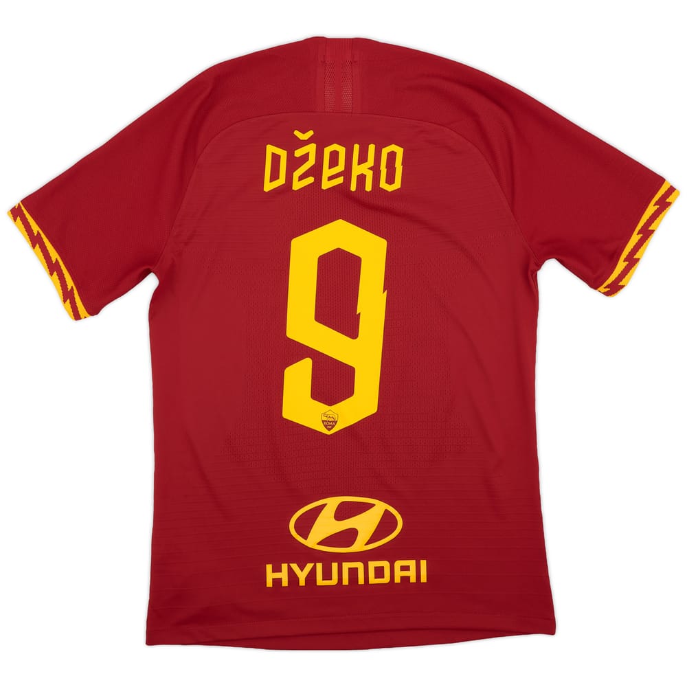 2019-20 Roma Authentic Home Shirt Dzeko #9 - 10/10 - (S)
