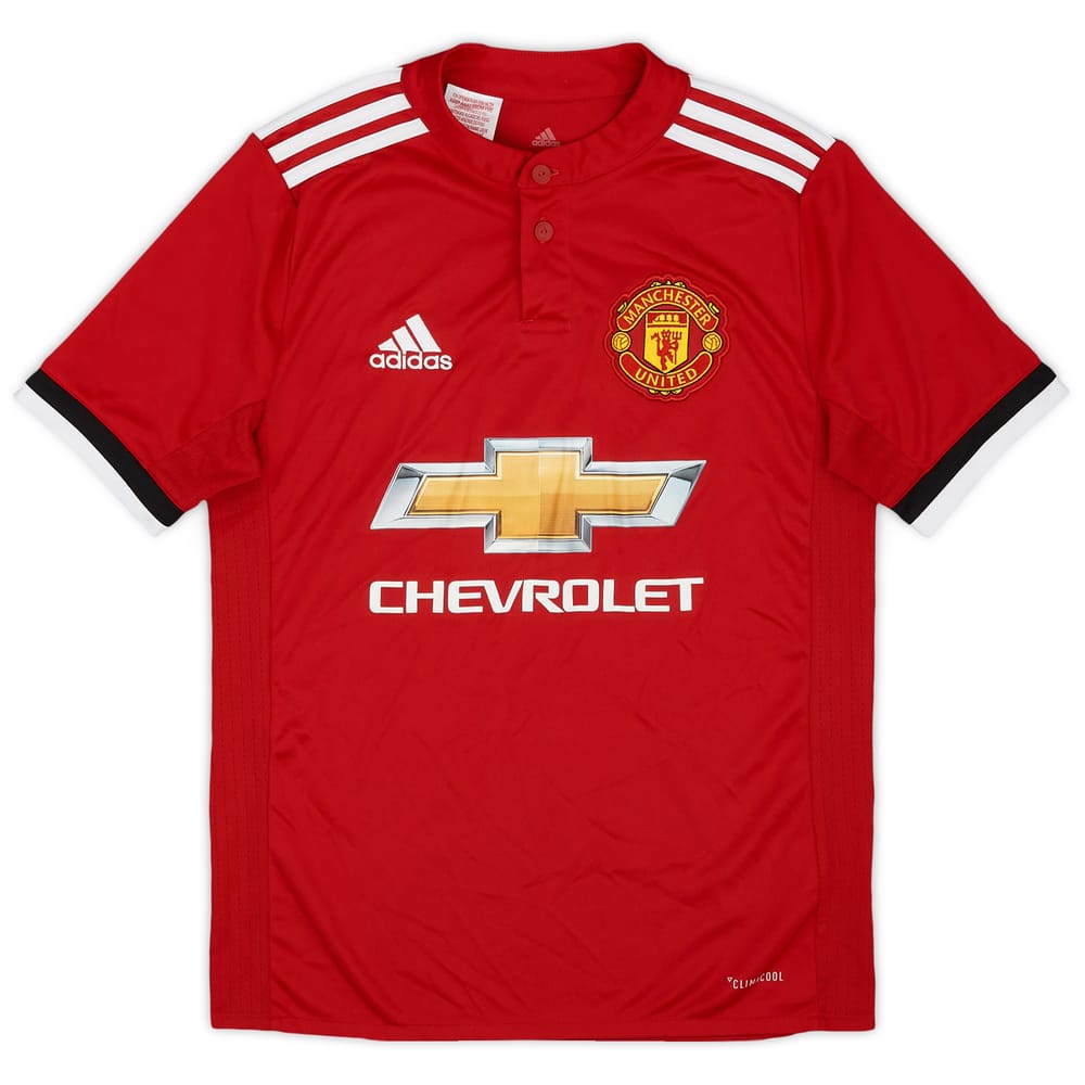 2017-18 Manchester United Home Shirt - 9/10 - (L.Boys)