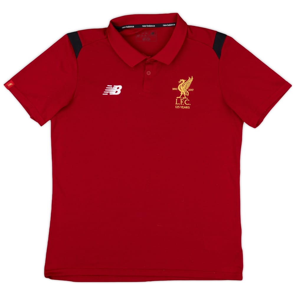 2017-18 Liverpool New Balance Polo Shirt - 9/10 - (L)