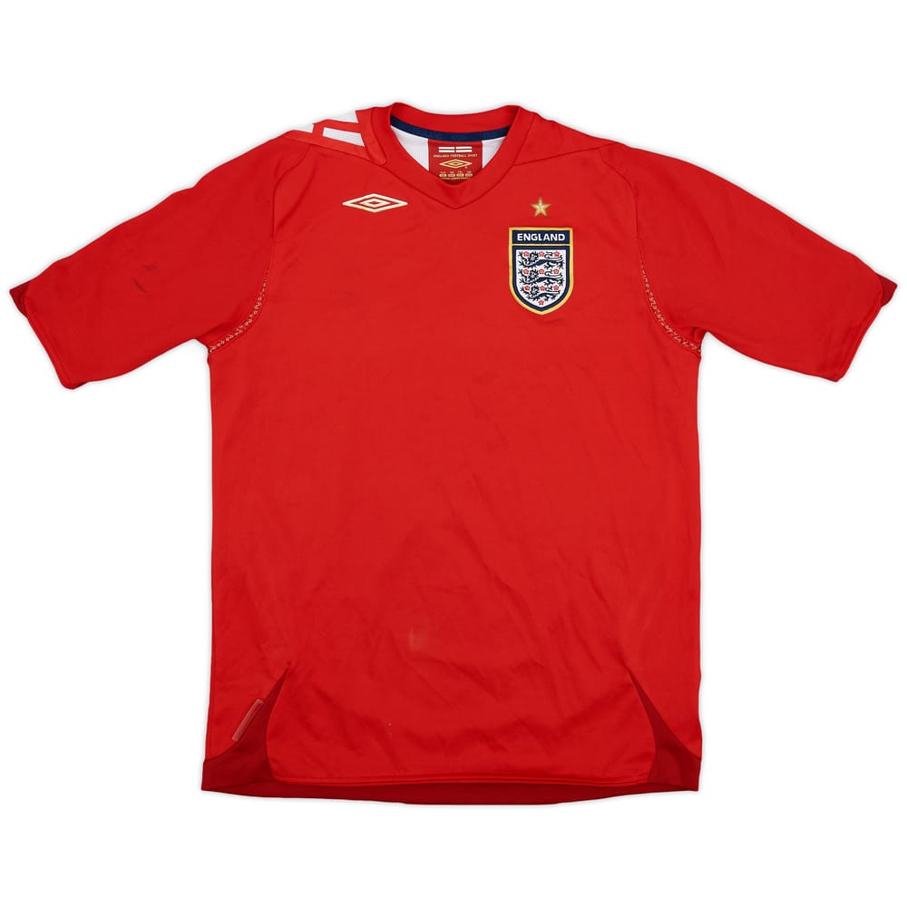 2006-08 England Away Shirt - 8/10 - (XL.Boys)