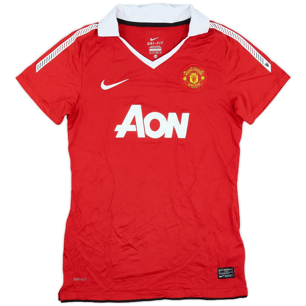 2010-11 Manchester United Home Shirt - 10/10 - (Women's XS)