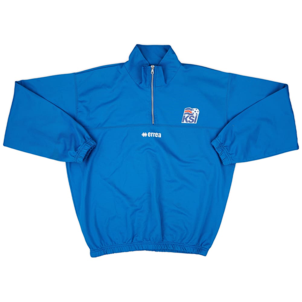 2006-08 Iceland Errea 1/4 Zip Sweat Top - 7/10 - (XL)