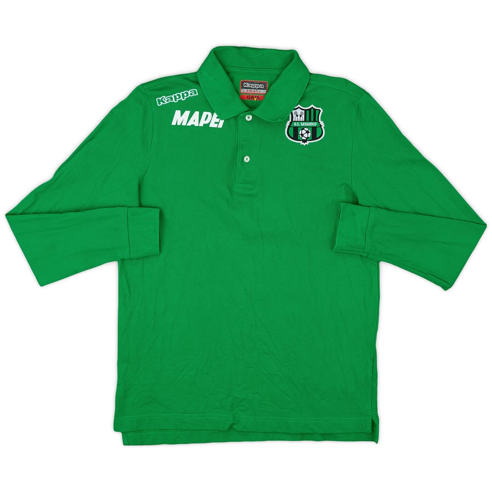 2017-18 Sassuolo Kappa Polo L/S Shirt - 8/10 - (S)