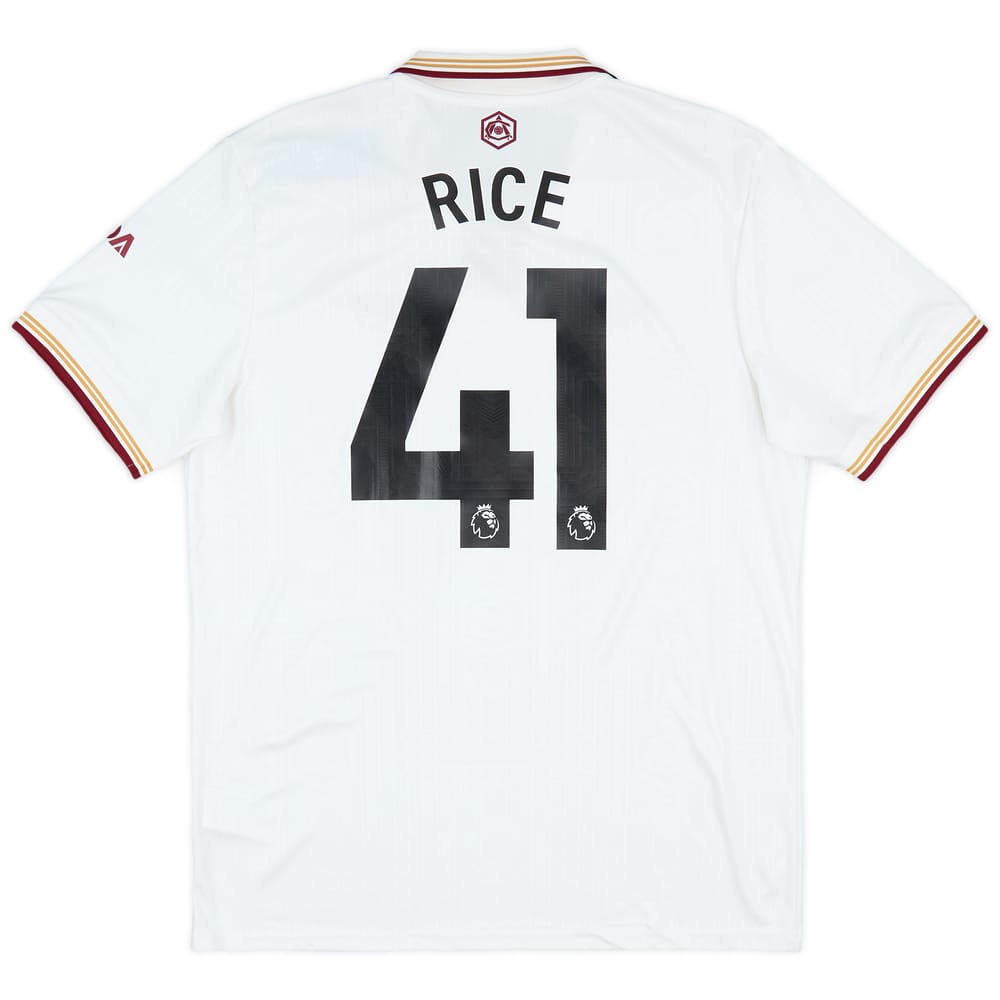 2025-26 Arsenal Third Shirt Rice #41