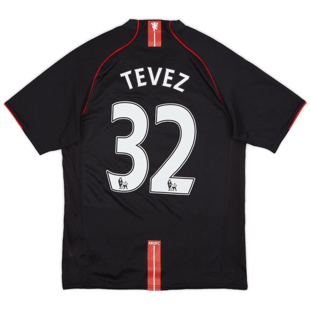 2007-08 Manchester United Away Shirt Tevez #32 (XL.Boys)