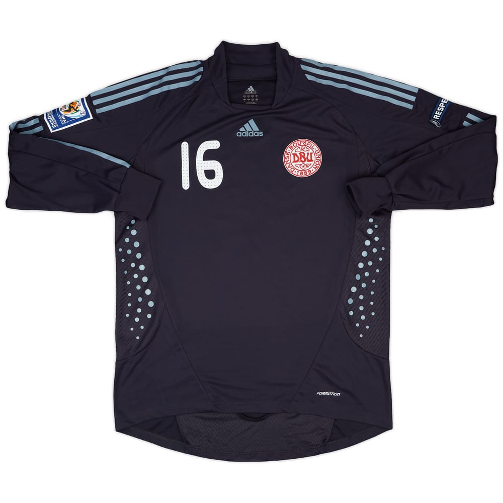 2008-10 Denmark Match Issue World Cup Qualifiers GK Shirt #16