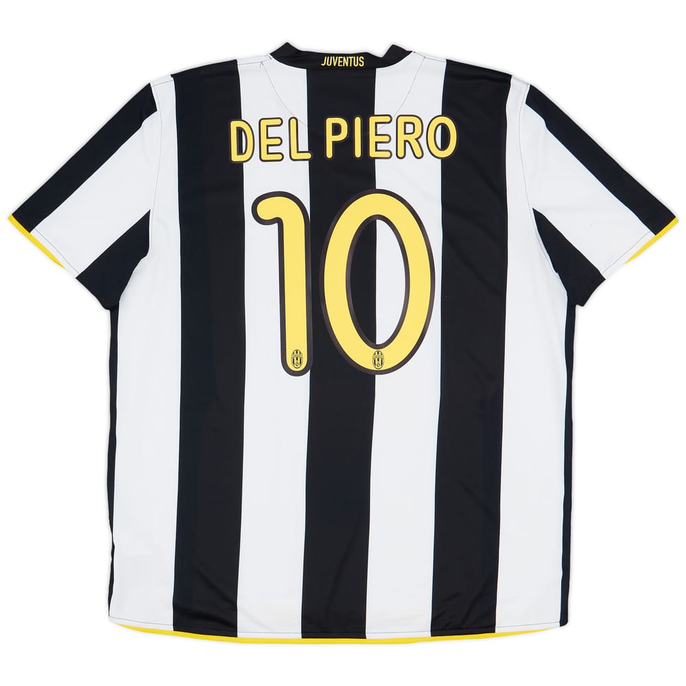 2008-09 Juventus Home Shirt Del Piero #10 - 5/10 - (XXL)