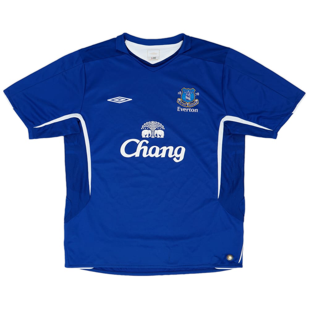 2005-06 Everton Home Shirt - 8/10 - (XL)