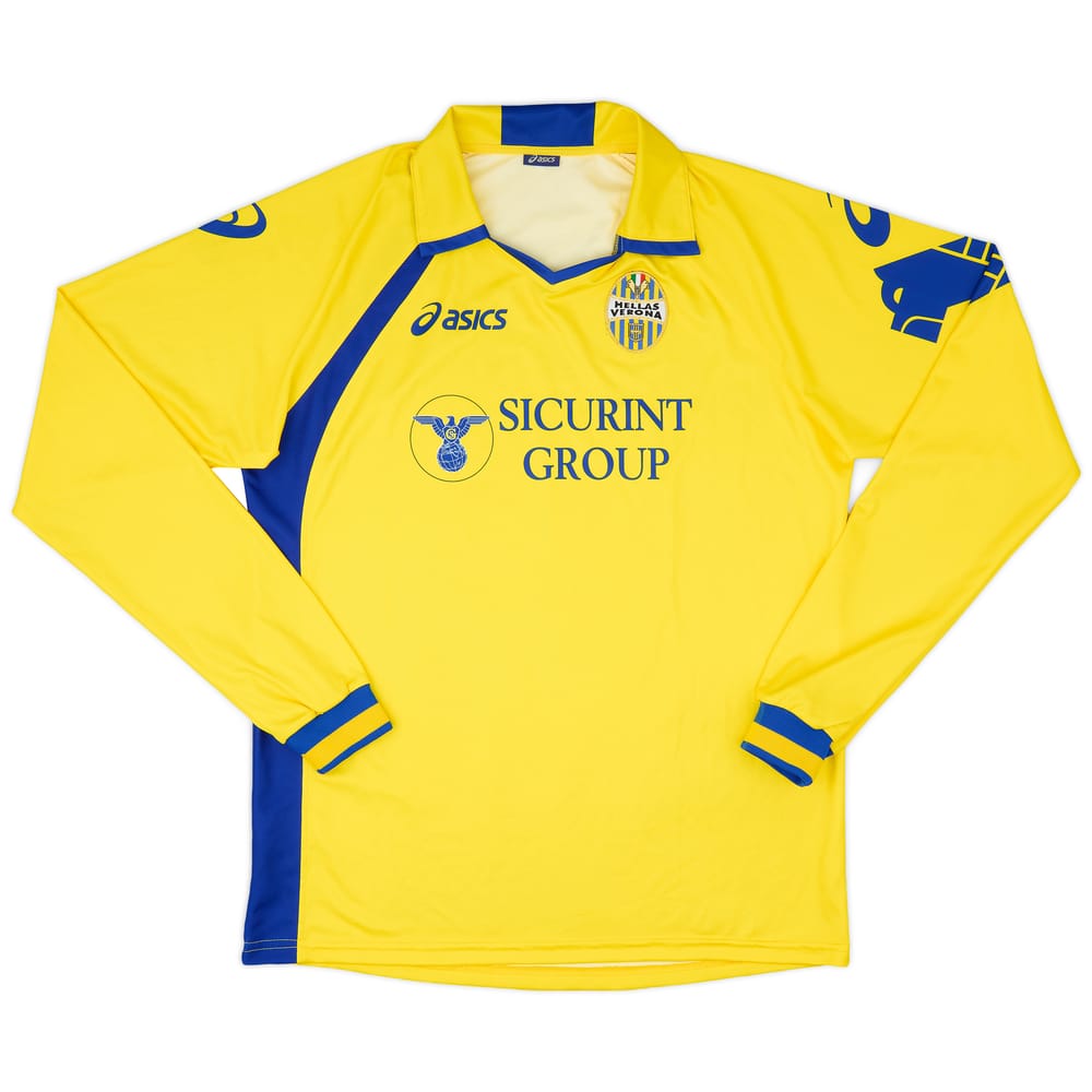 2011-12 Hellas Verona Away L/S Shirt - 8/10 - (XL)
