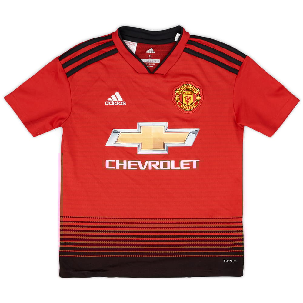 2018-19 Manchester United Home Shirt - 6/10 - (S.Boys)