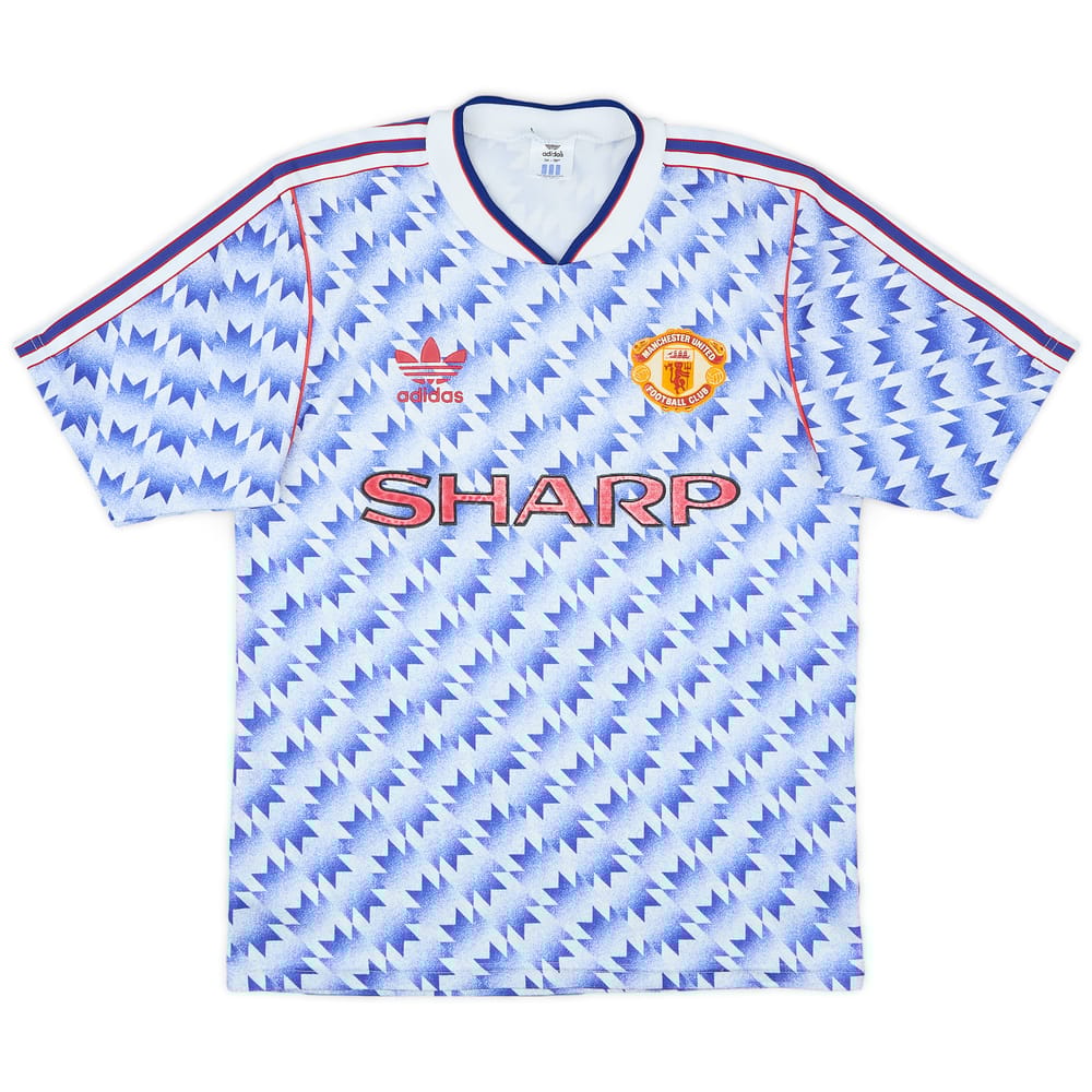 1990-92 Manchester United Away Shirt - 7/10 - (S)