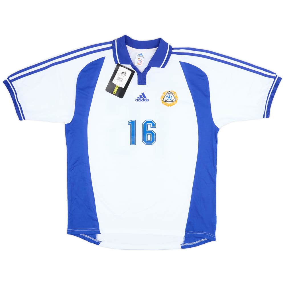 2000-02 Finland Player Issue Home Shirt #16 (XL)