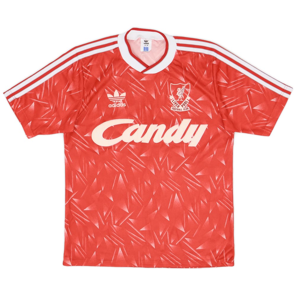 1989-91 Liverpool Home Shirt - 9/10 - (S)