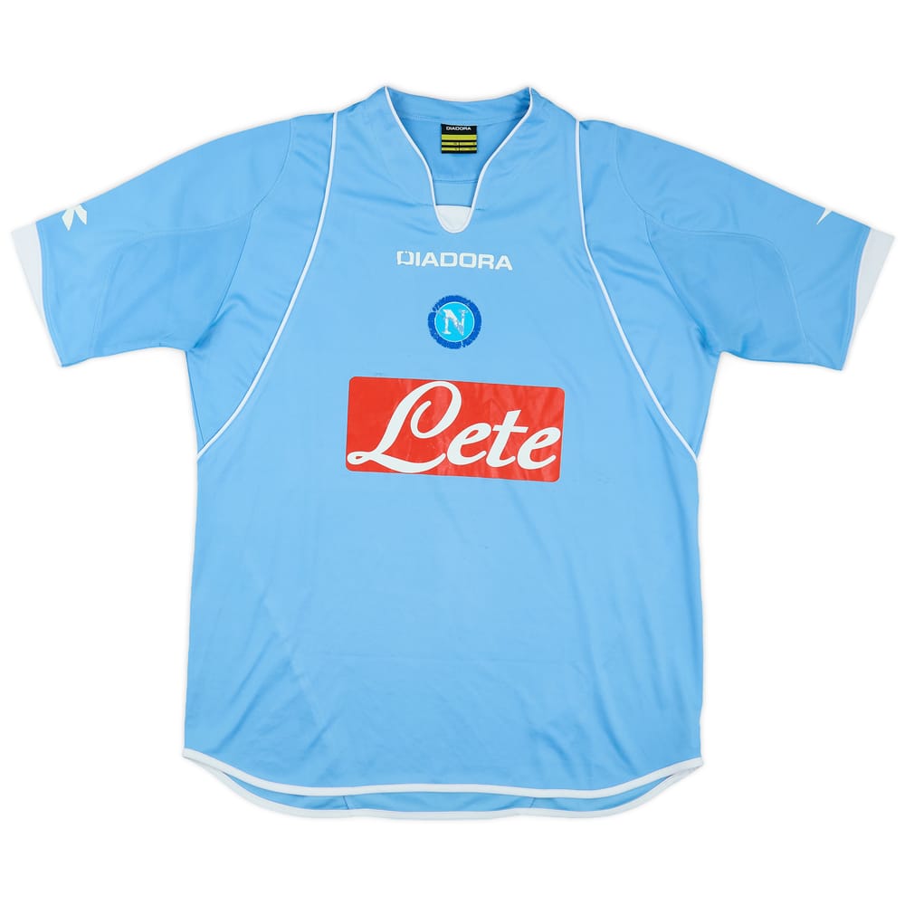 2007-08 Napoli Home Shirt - 4/10 - (XL)