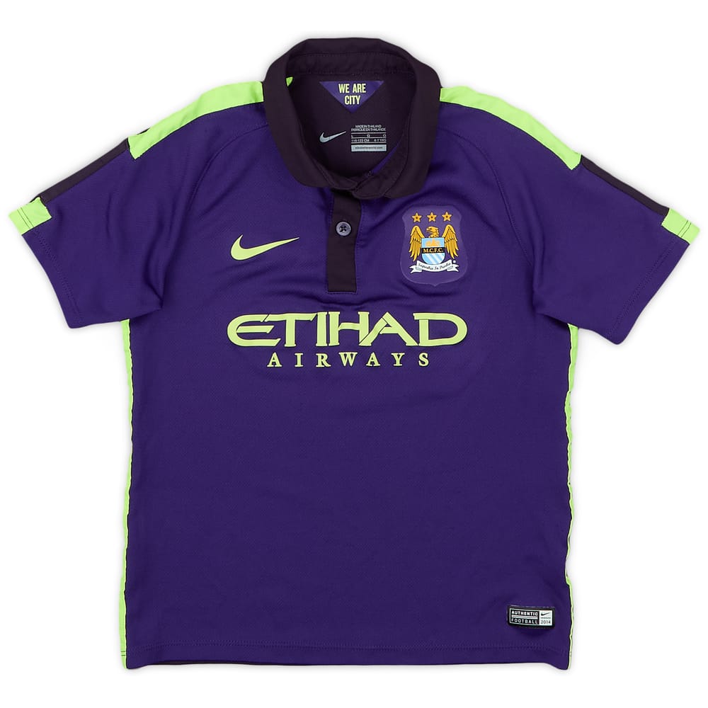 2014-15 Manchester City Third Shirt - 9/10 - (6-7 Years)