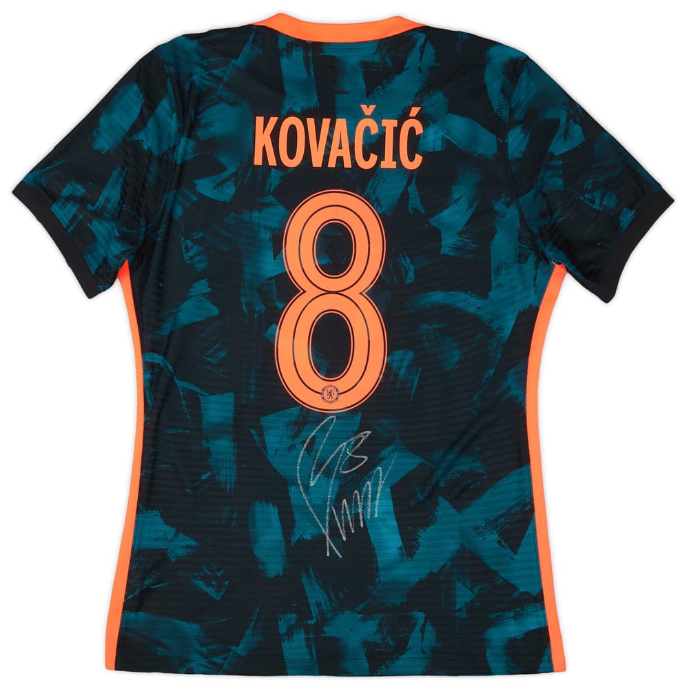 2021-22 Chelsea Player Issue Signed Third Shirt Kovačić #8 - As New - (M)