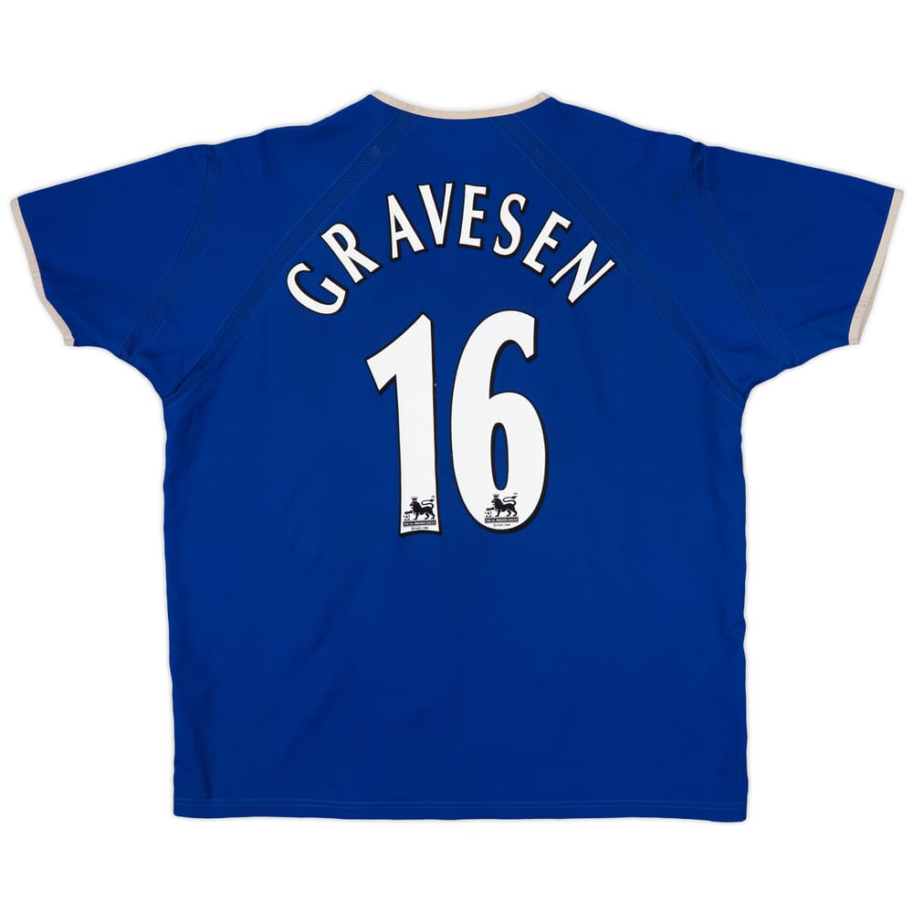 2003-04 Everton Home Shirt Gravesen #16 - 5/10 - (XXL)