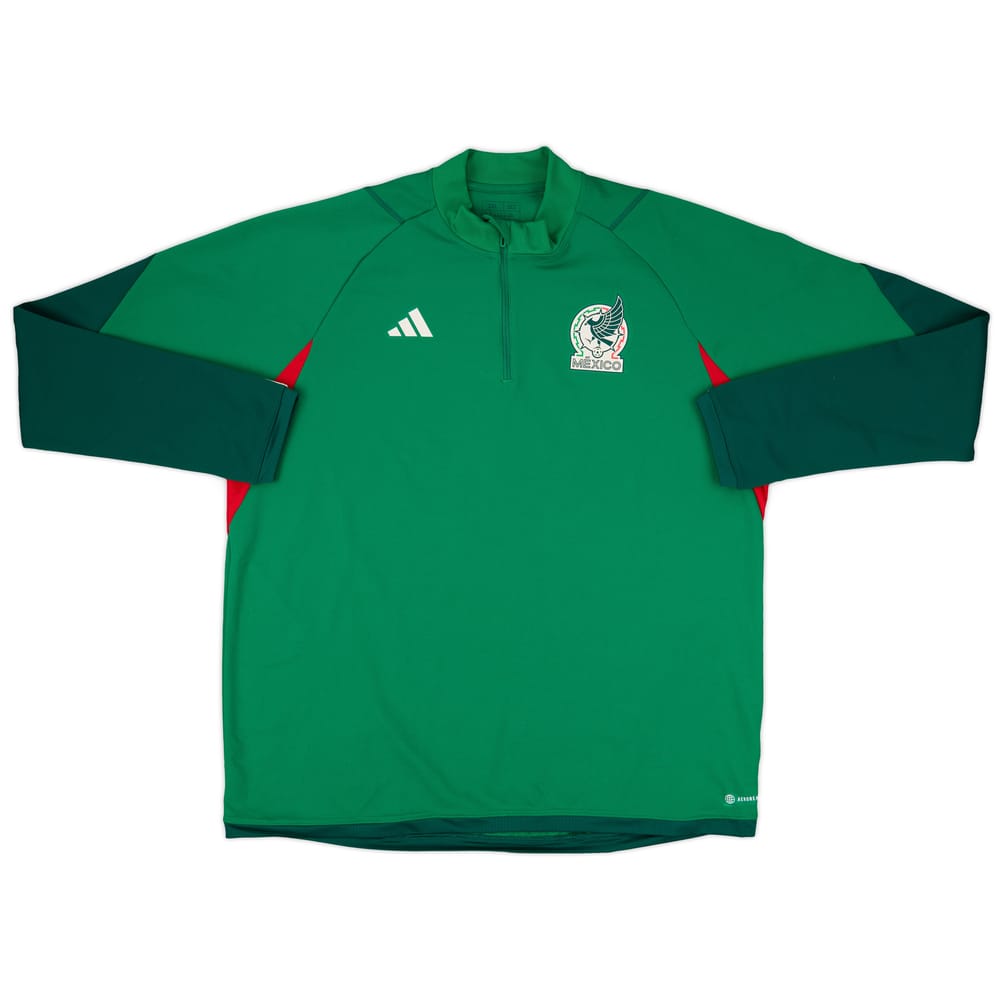 2022-23 Mexico adidas 1/4 Zip Drill Top - 8/10 - (XXL)