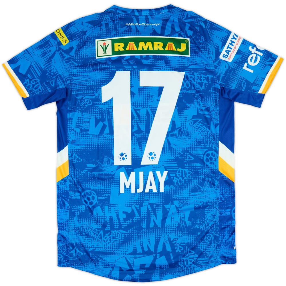 2024-25 Chennaiyin FC Home Shirt Mjay #17 (L)