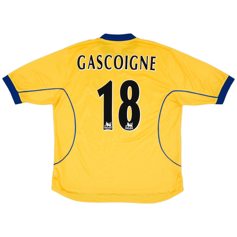 2000-01 Everton Away Shirt Gascoigne #18 - 8/10 - (XL)