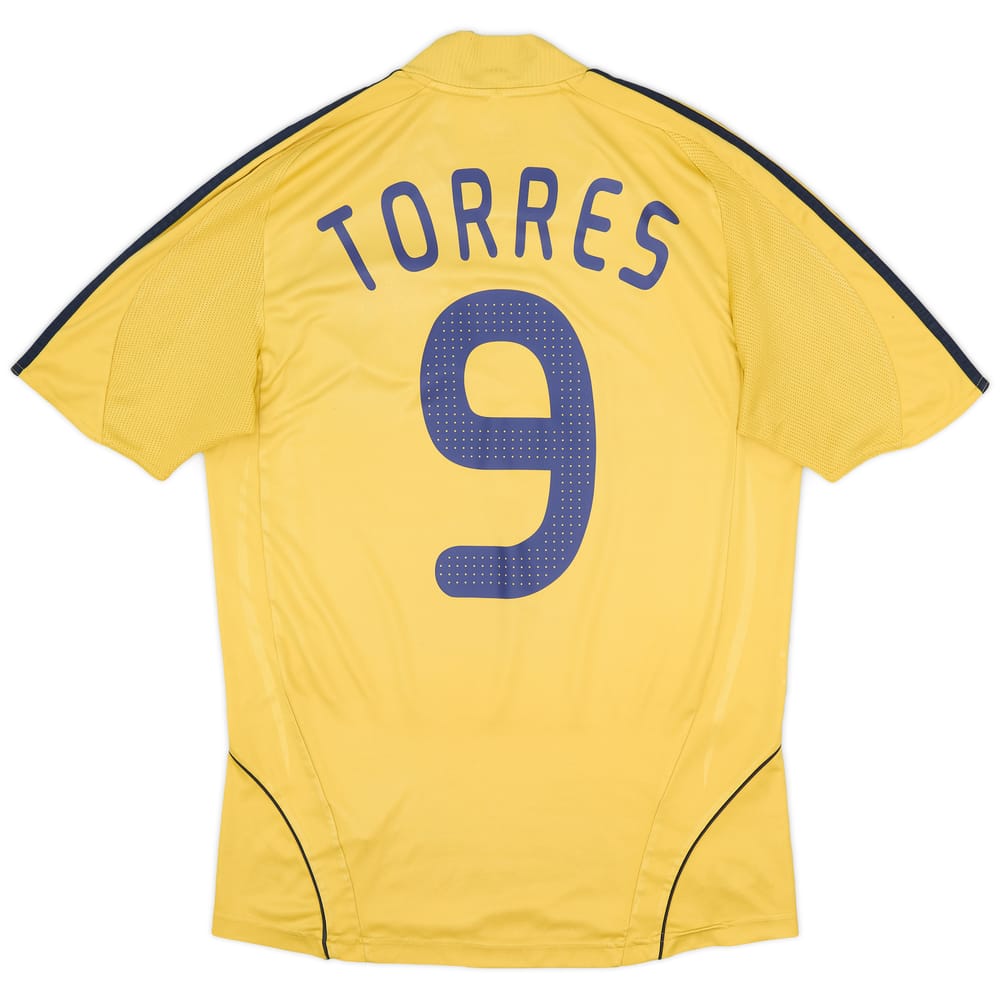 2008-10 Spain Away Shirt Torres #9 - 6/10 - (S)