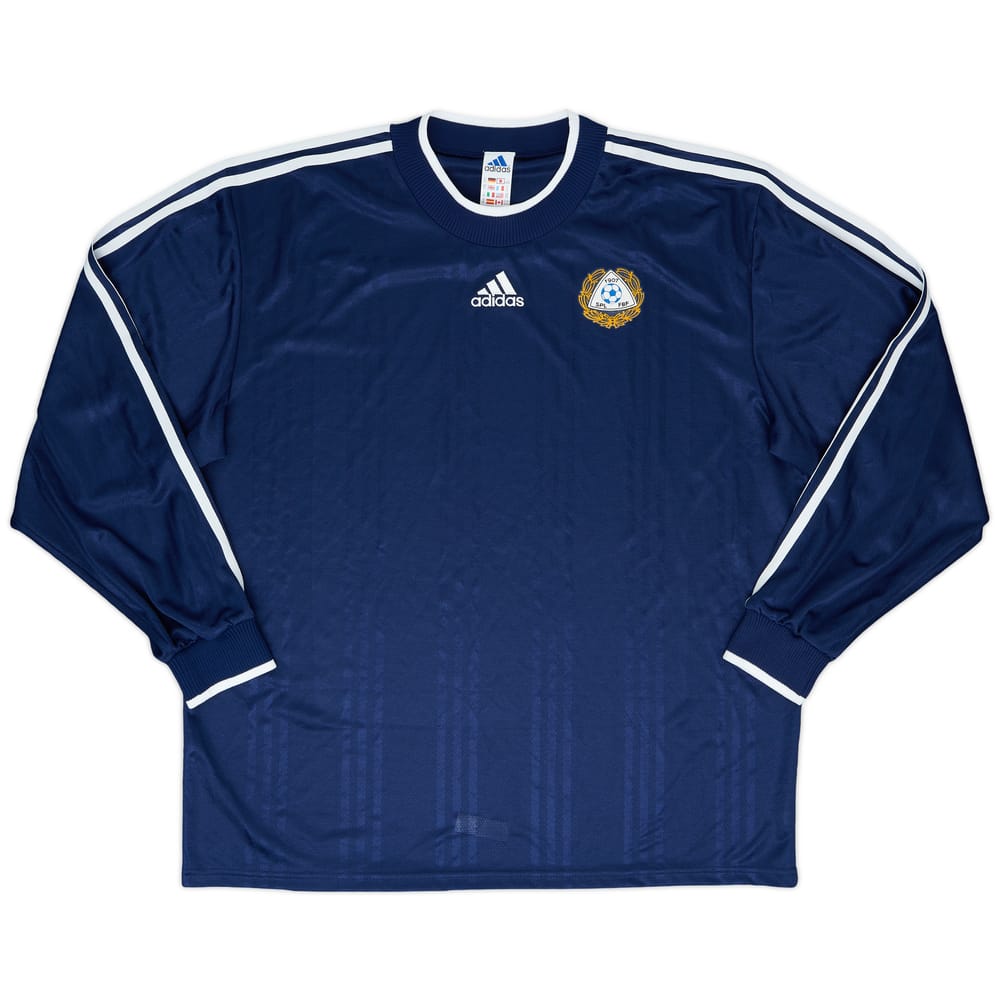 2001-02 Finland adidas Training L/S Shirt - 8/10 - (XL)