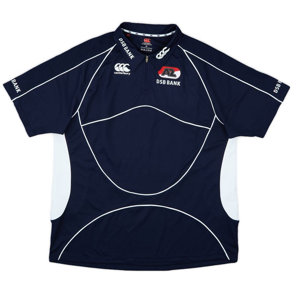 2008-09 AZ Alkmaar Canterbury 1/4 Zip Polo Shirt - 7/10 - (XL)