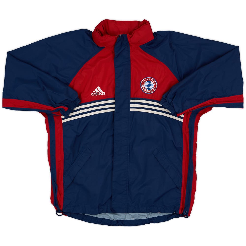 1998-00 Bayern Munich adidas Hooded Rain Jacket - 8/10 - (L)